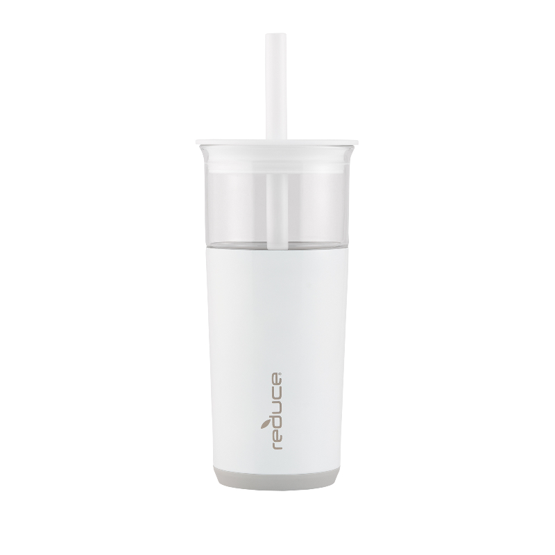 Reduce Aspen Vacuum Insulated Stainless Steel Glass Tumbler - White - 20oz