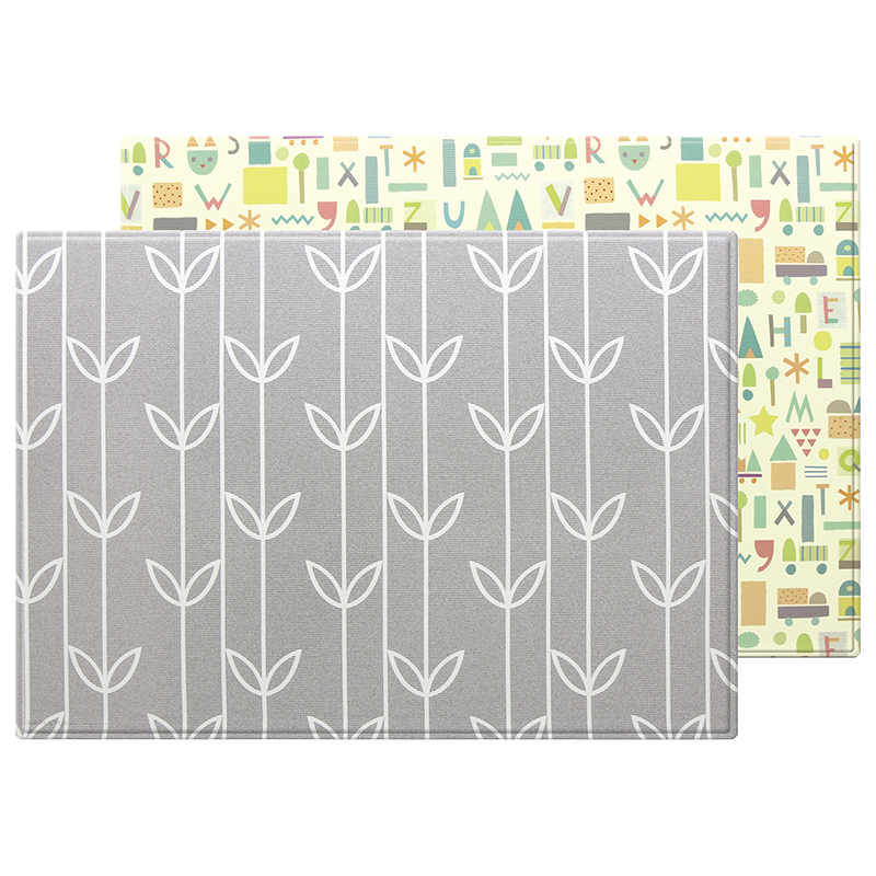 Baby Care Soft Playmat Sea Petals Grey Medium London Drugs