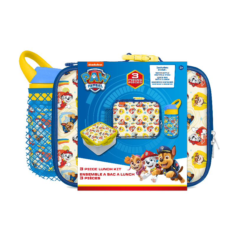 Paw Patrol Kids Lunch Bag Set - 3 piece