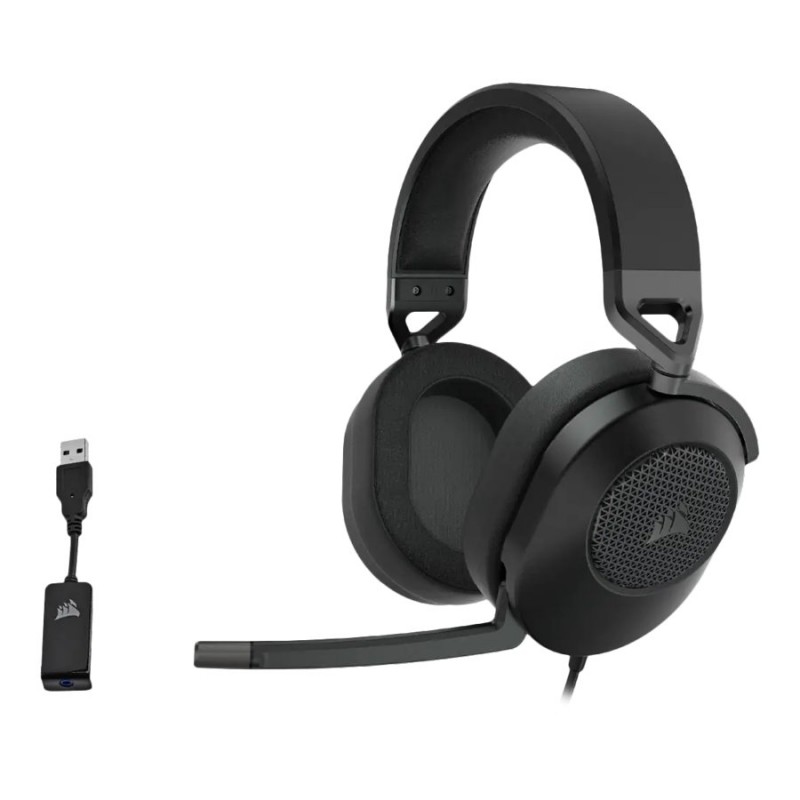 CORSAIR Gaming HS65 SURROUND Wired Headset - Carbon - CA-9011270-NA