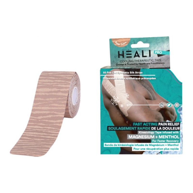 Heali Pro Kinesiology Tape - Beige Zebra - 20's