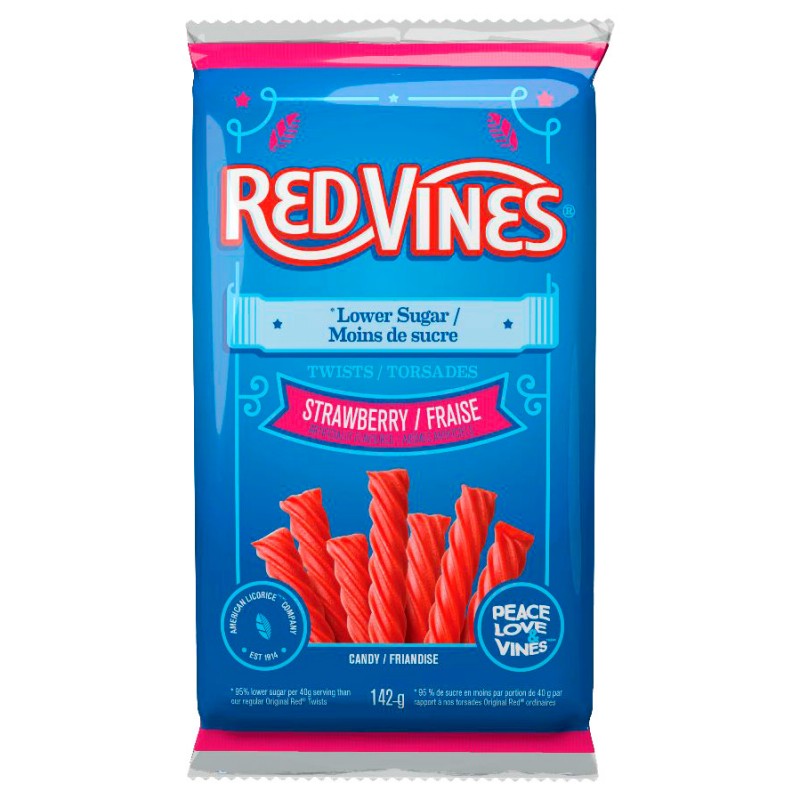 Red Vines Lower Sugar Strawberry - 142g