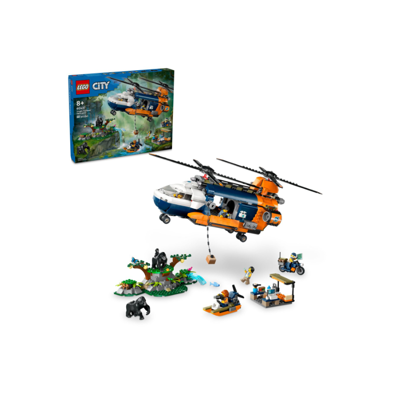 LEGO City - Jungle Explorer Helicopter at Base Camp