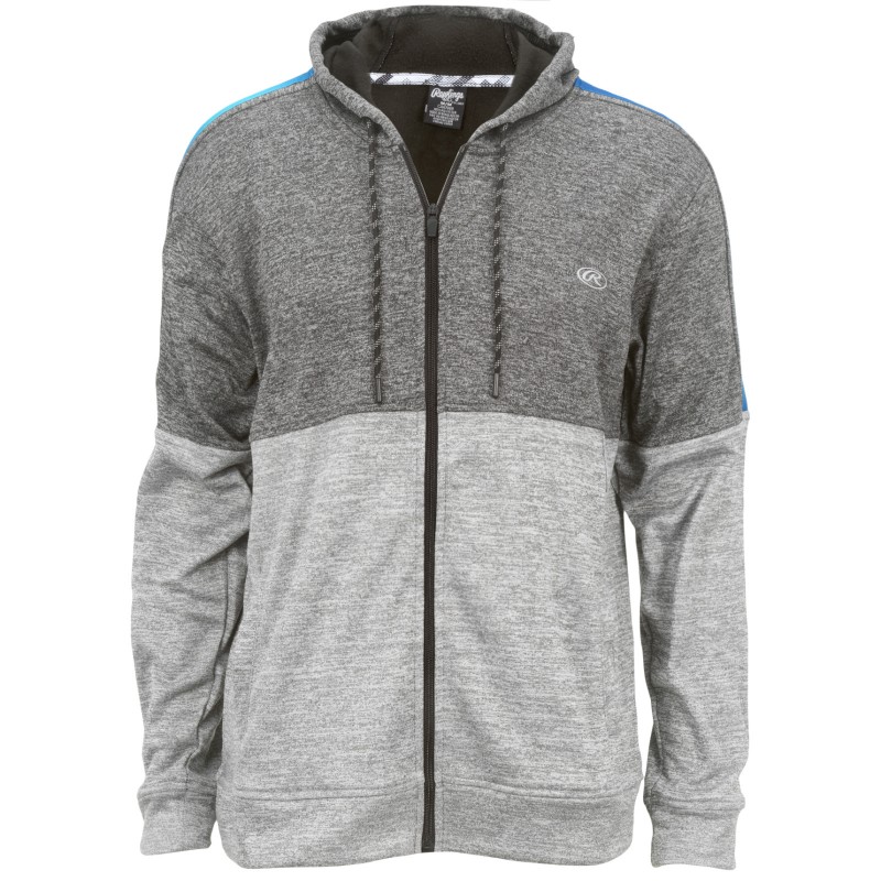 Rawlings Zip Hooded Jacket - Assorted - Grey