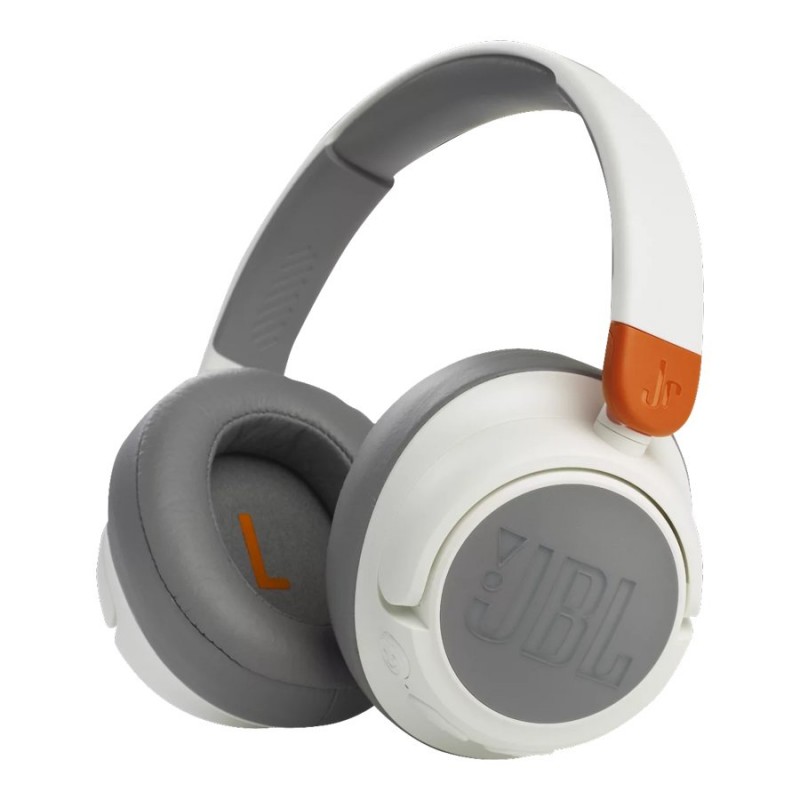 JBL JR 460NC Bluetooth Headphones - White - JBLJR460NCWHTAM