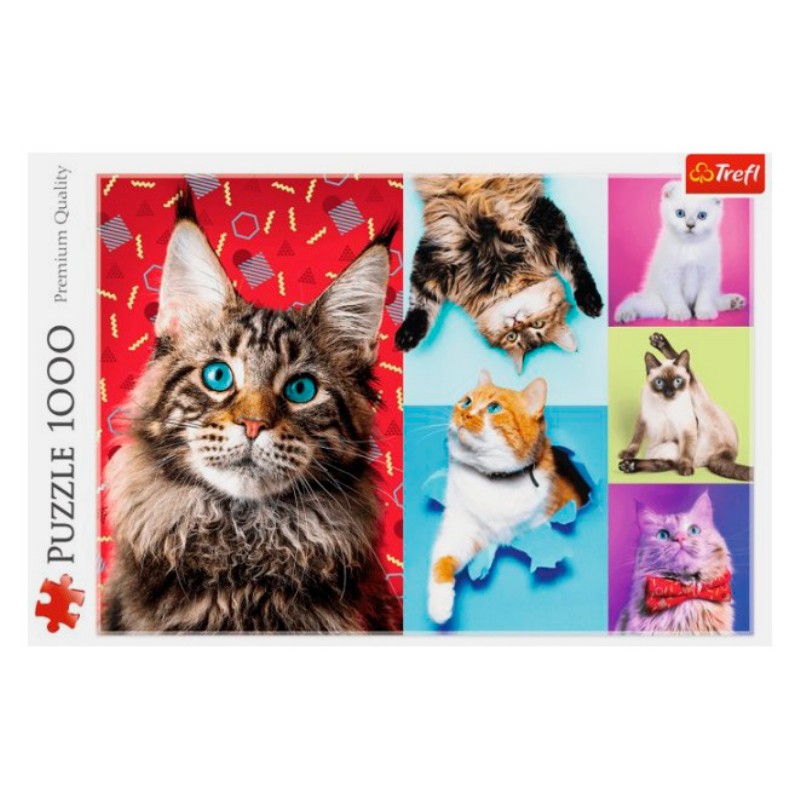 Trefl Puzzle Happy Cats - 1000pce