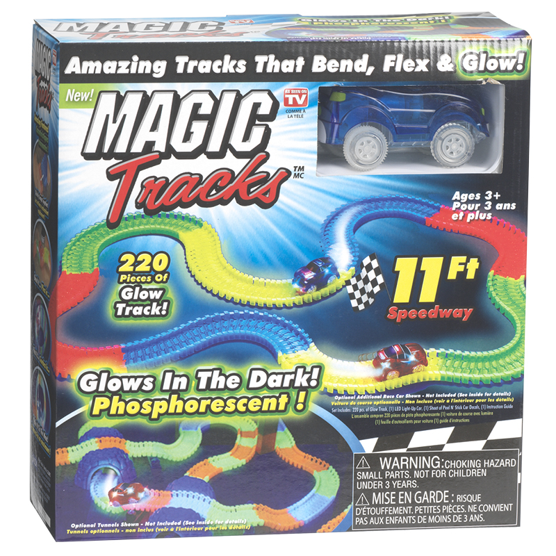 light up cars and track