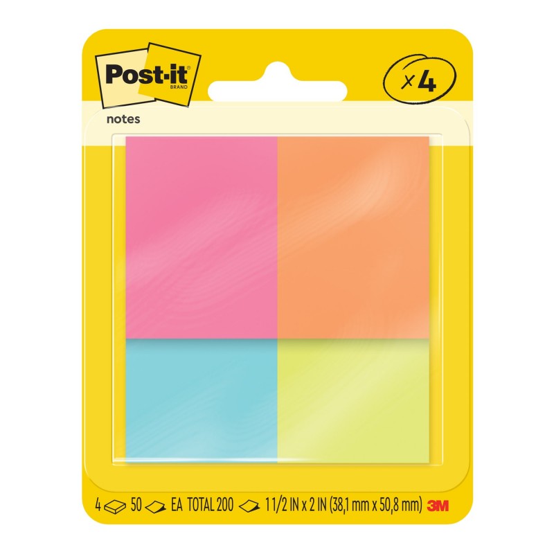 Post-it Notes Poptimistic Collection Sticky Notes - 4 x 50 sheets