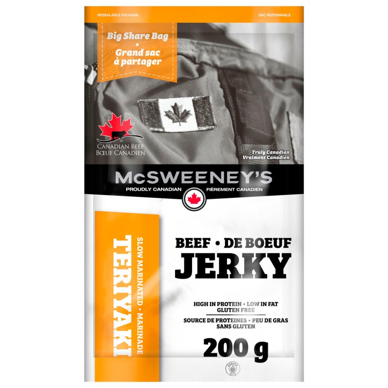 McSweeney's Beef Jerky - Teriyaki - 200g