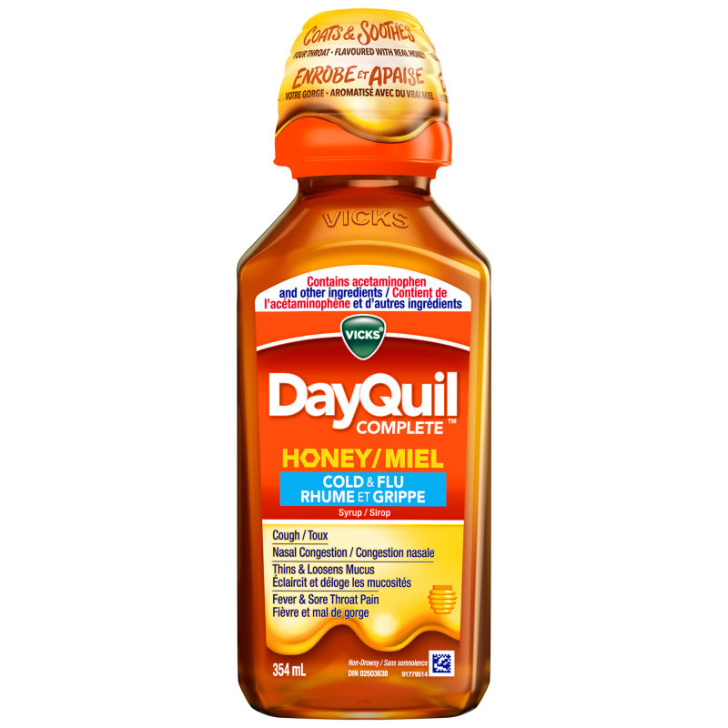 Vicks Dayquil Complete Honey - 354ml