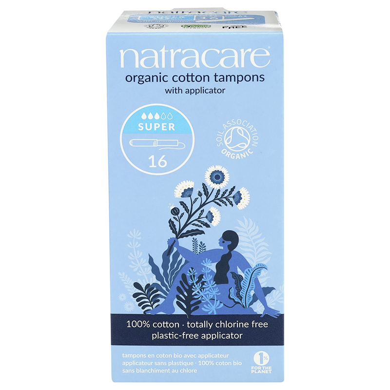 NATRACARE TAMPONS SUPER 16'S