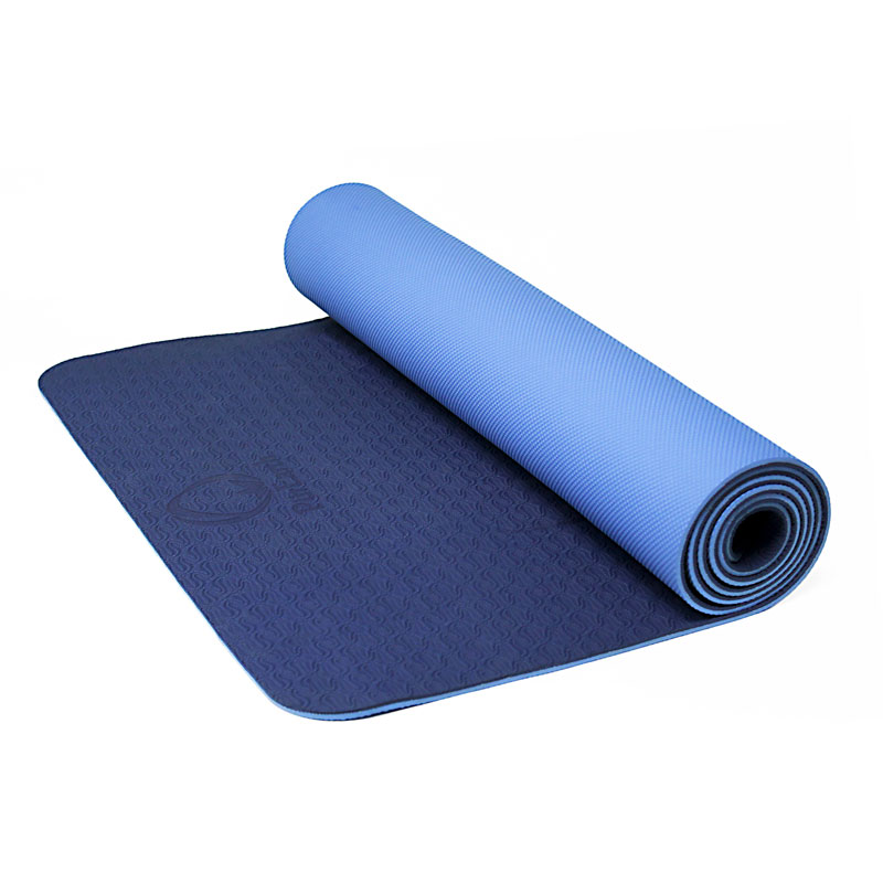 PurEarth 5mm Eco Yoga Mat, 5mm x 24 x 68, Superior traction over standard  PVC mats, 60% lighter than PVC mats, ultimate grip traction wet or dry