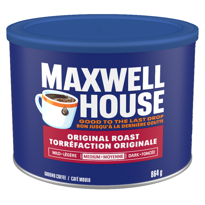 Maxwell House Original Roast Ground Coffee - 864g