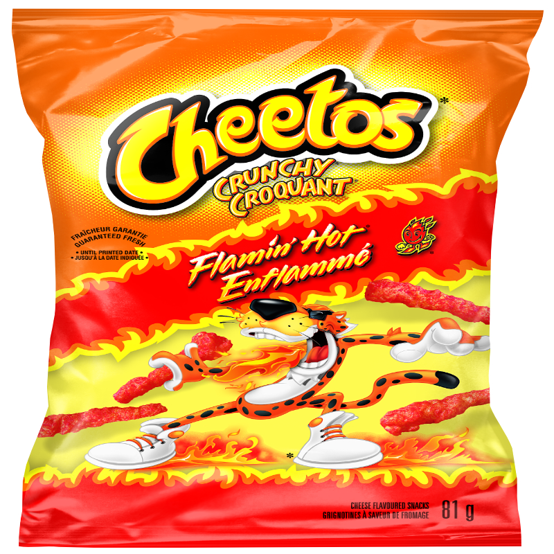 Cheetos Crunchy Snacks - Flamin' Hot - 81g