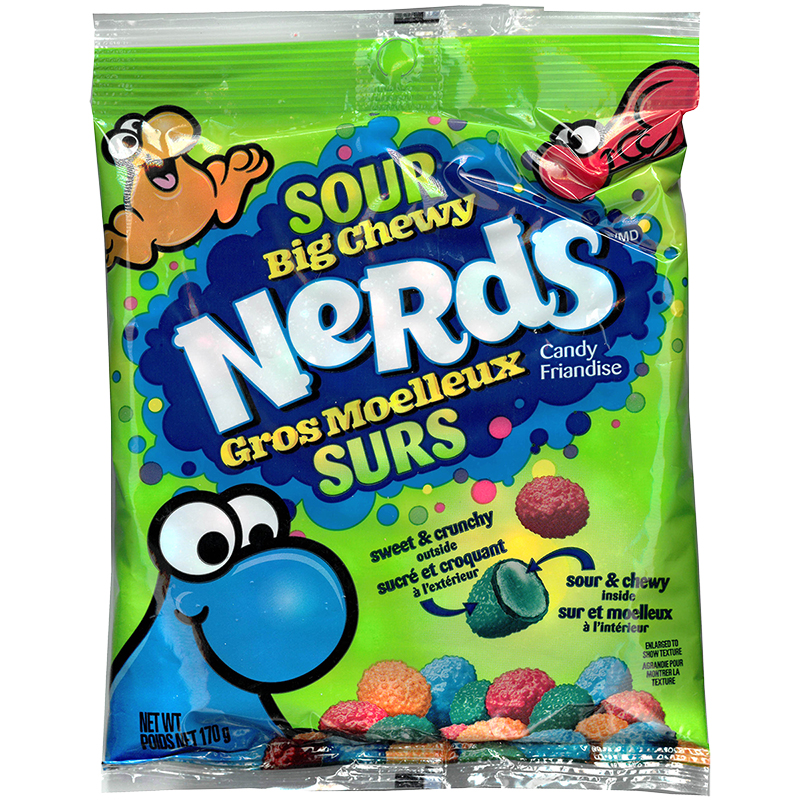 Ferrera Big Chewy Nerds - Sour - 170g