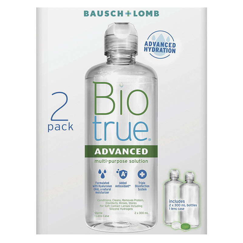 Biotrue Advanced Multi-Purpose Solution - 2 x 300ml