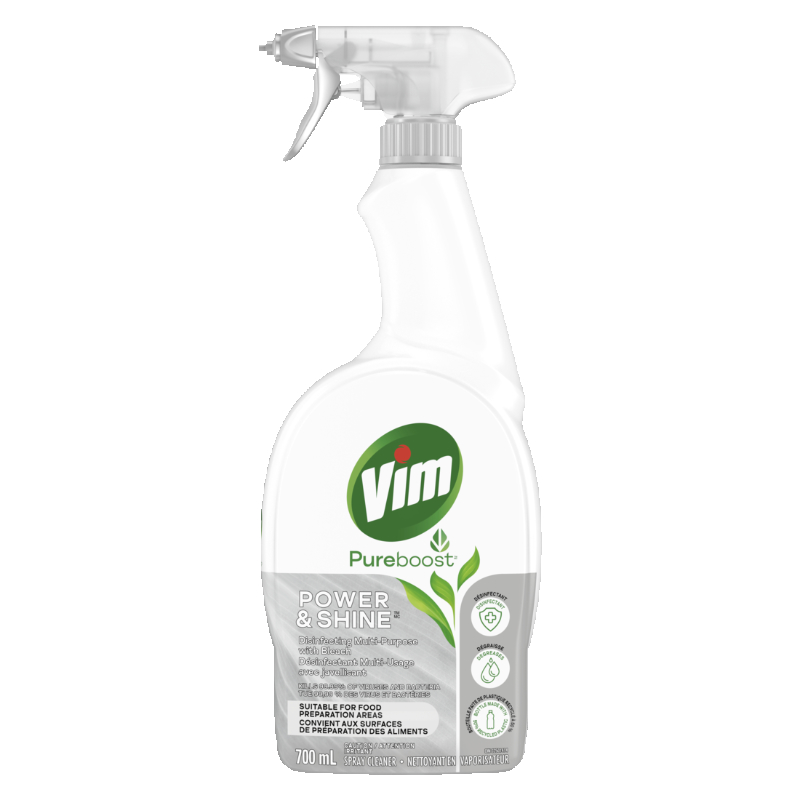 Vim Power & Shine with Bleach Spray - 700ml