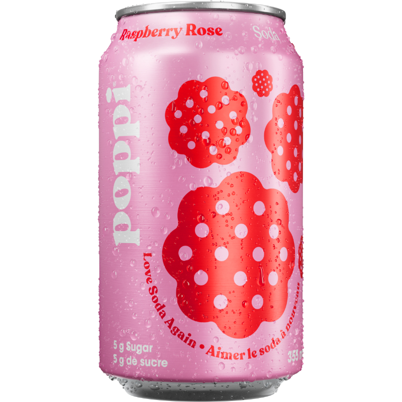 Poppi Prebiotic Soda - Raspberry Rose