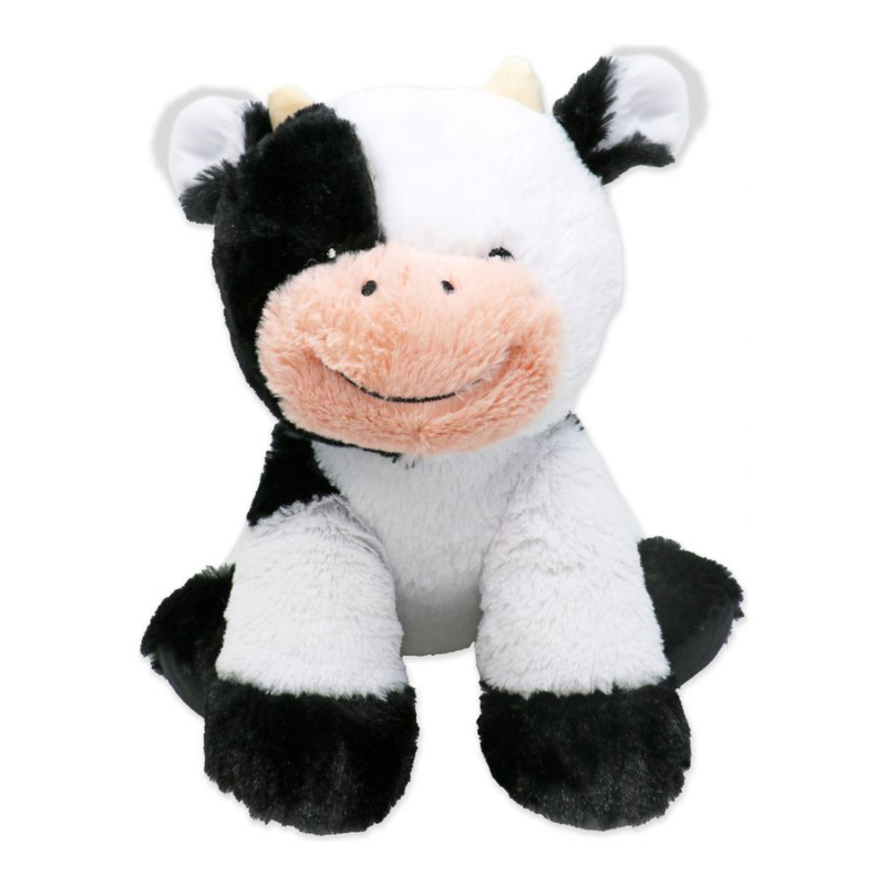 Baby Mode Plushies Cow Plush Toy - Black - 11 Inch