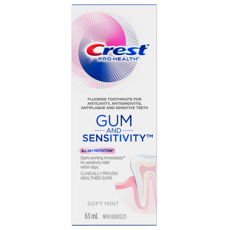 Crest Pro Health Gum Sensitivity Toothpaste - Soft Mint - 63ml