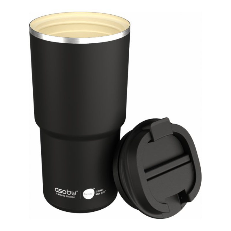 Asobu Puramic Pick Me Up Vacuum Thermal Tumbler - Black - 591ml