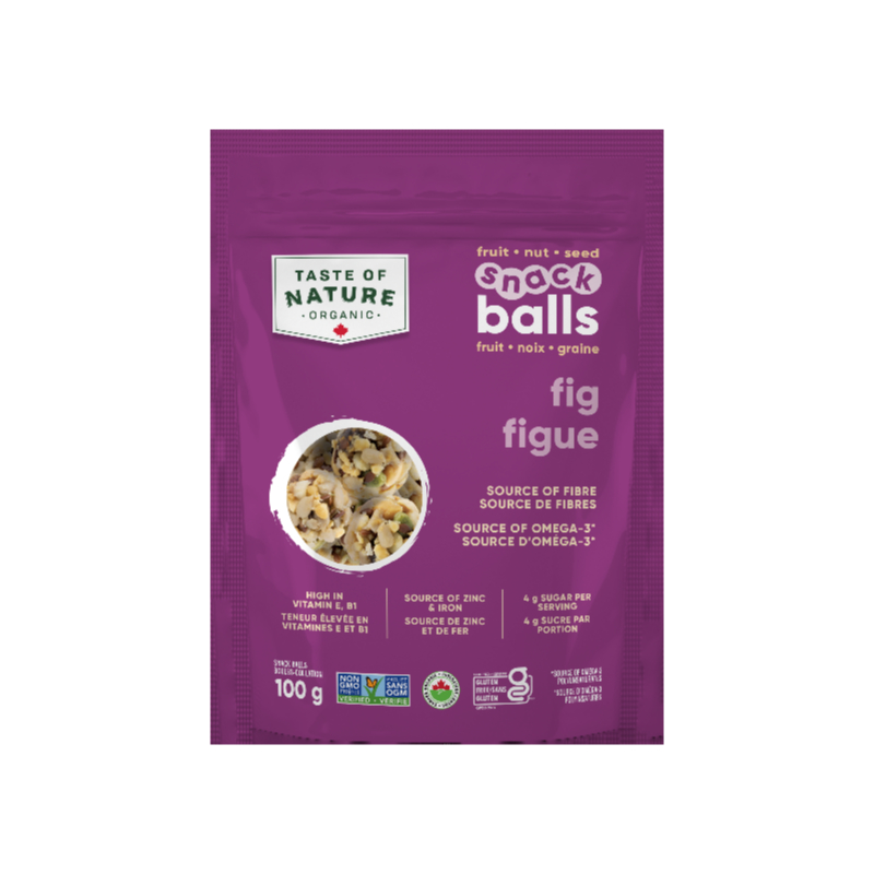 Taste of Nature Organic Snack Balls - Fig - 100g