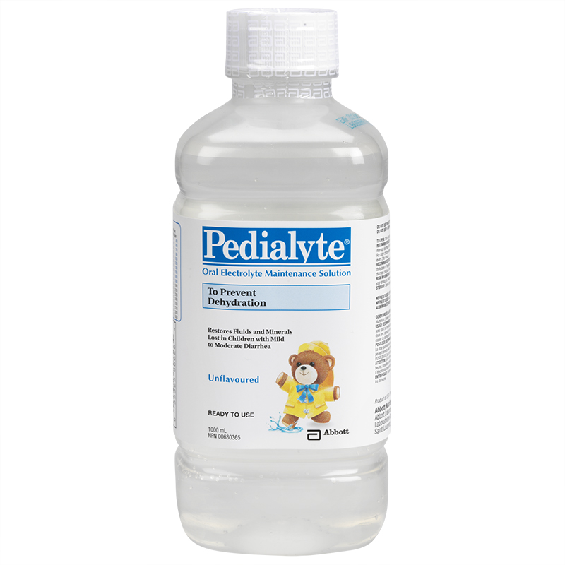 Pedialyte Oral Rehydration Solution Unflavoured 1L London Drugs