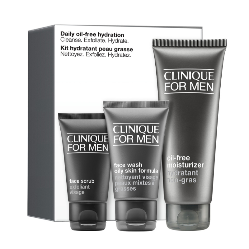 Clinique Daily Oil-Free Hydration Skincare Set for Men