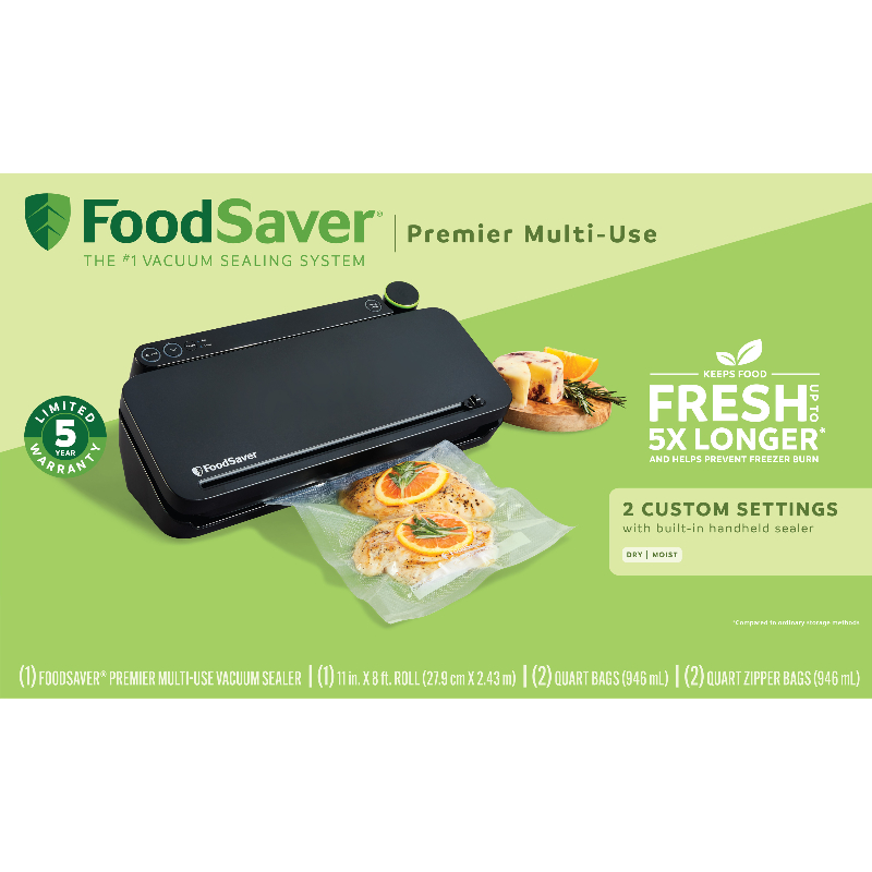 FoodSaver 3110 Premier Multi-Use Vacuum Sealer - Black - 2159289