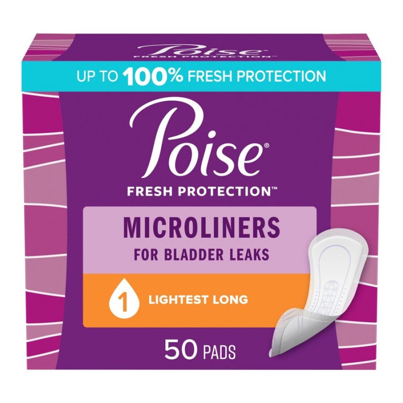 Poise Microliners, Long Length, 50-Count : : Health