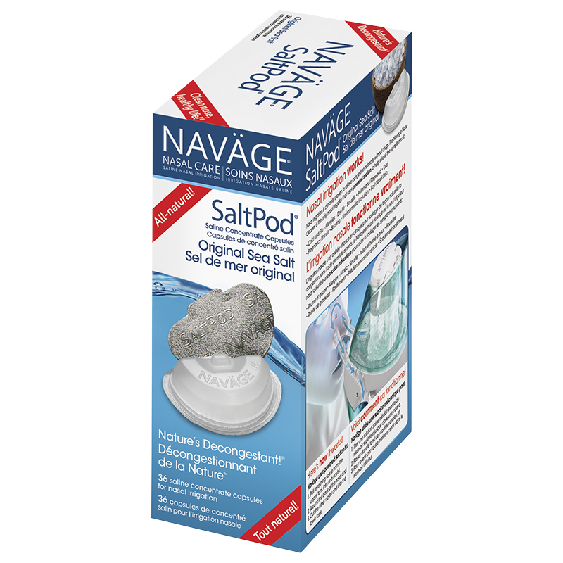 Navage Saltpod Saline Concentrate Capsules - 36's | London Drugs