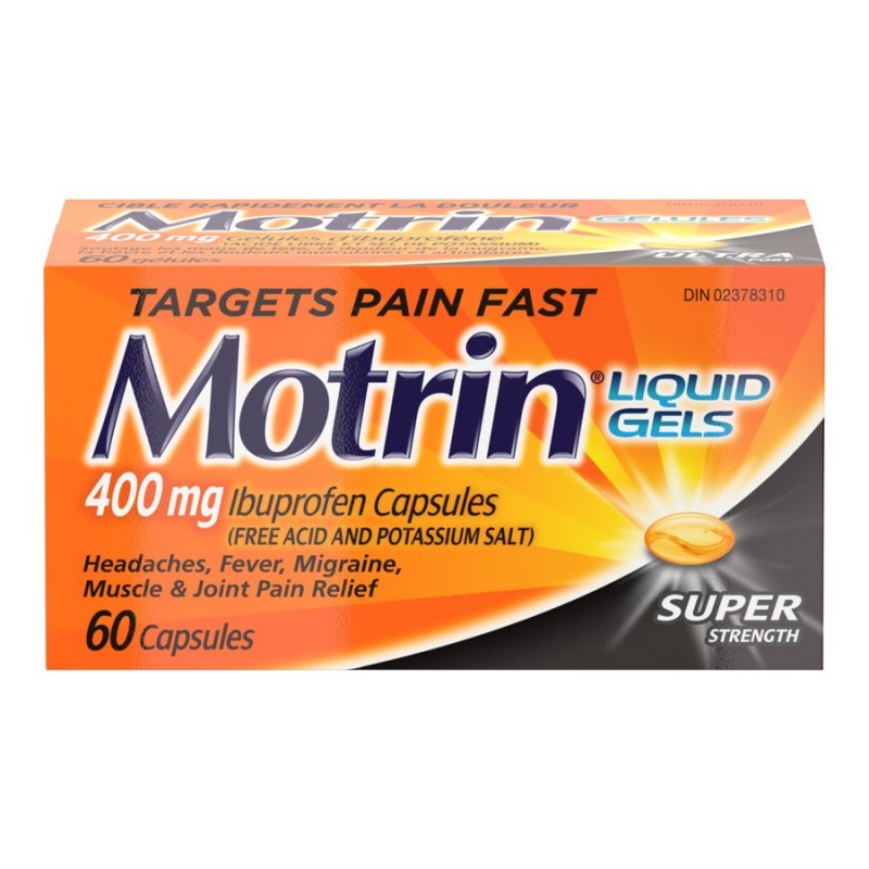 Motrin Super Strength Liquid Gel Capsules - 60's