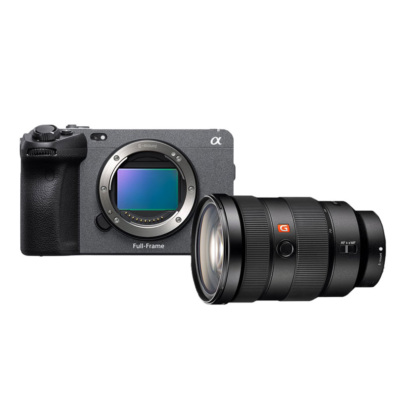 Sony Cinema Line Mirrorless Digital Camera with Sony FE 24-70mm F2.8 GM Lens