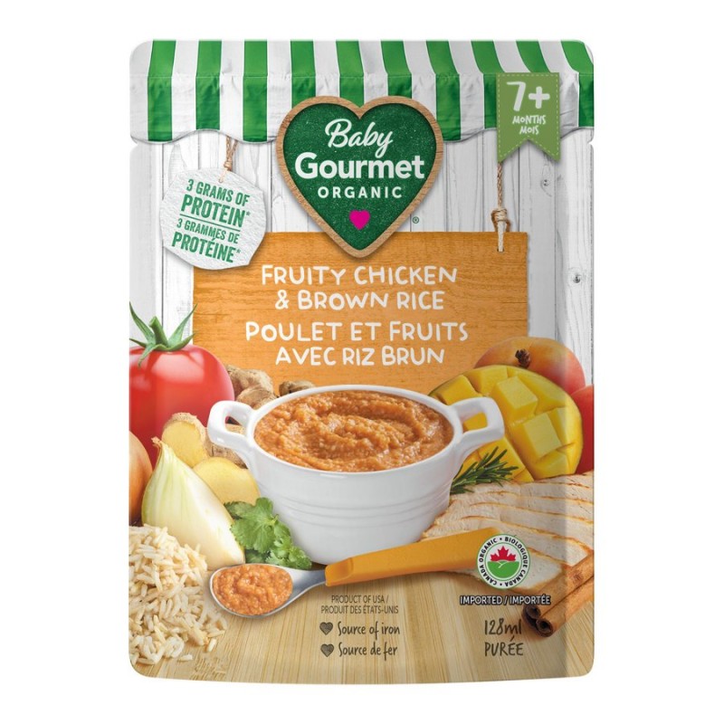 Baby Gourmet Meals Baby Food - Fruity Chicken & Brown Rice - 128ml