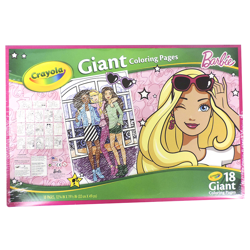 73 Top Crayola Giant Coloring Pages Barbie  Images