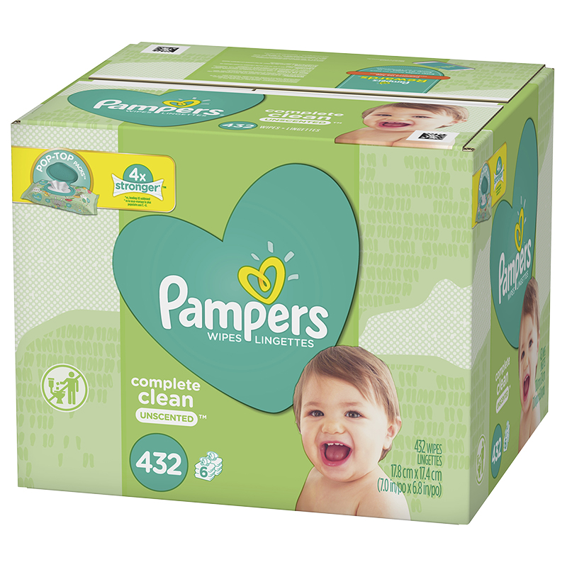 pampers wipes unscented