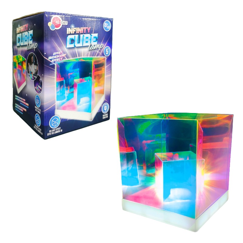 Lampe Cube Infini – Le Nid Calin