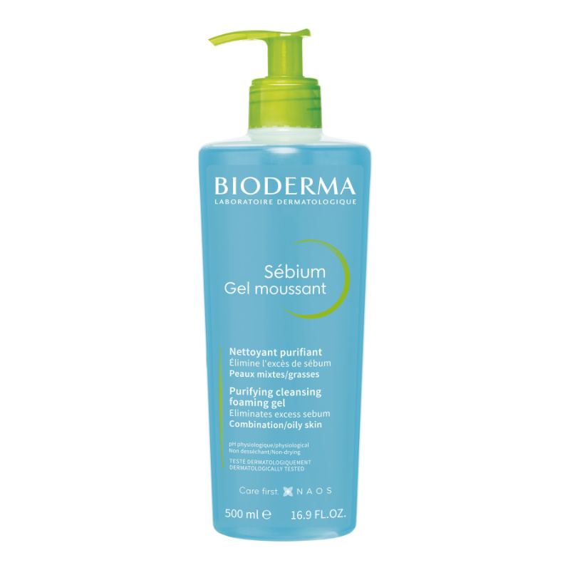 Bioderma Sebium Purifying Cleansing Foaming Gel - 500ml