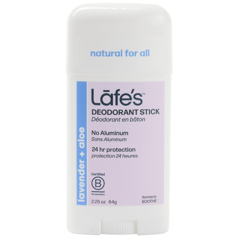 Lafe's Soothe Deodorant Stick - Lavender & Aloe - 64g