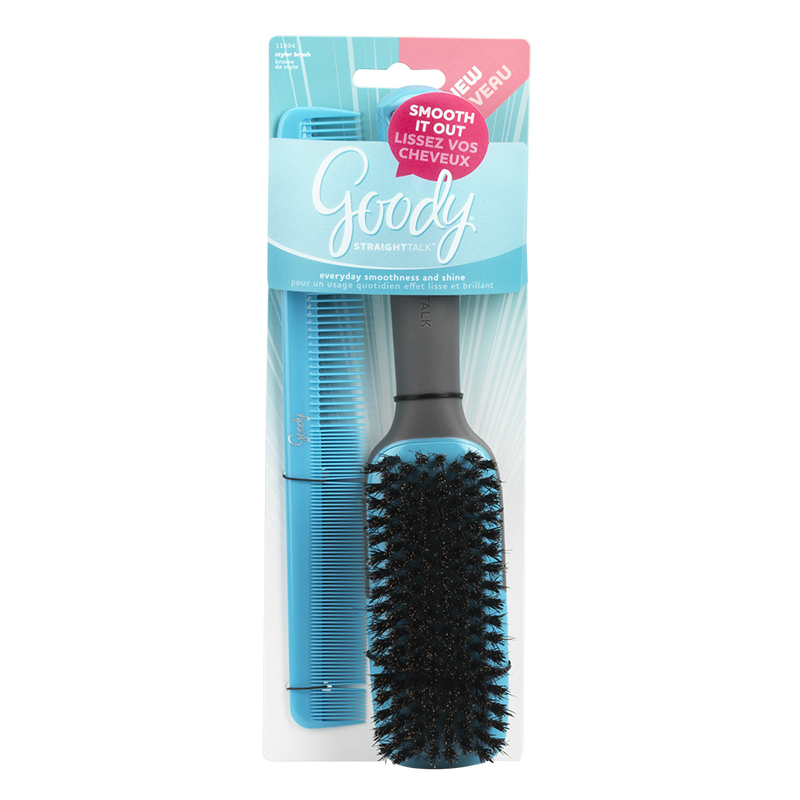 Goody Straight Talk Styler Brush, Smooth Style