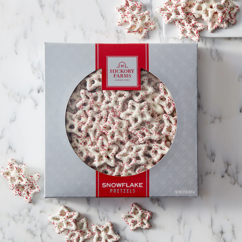 Hickory Farms Snowflake Pretzels - 624g