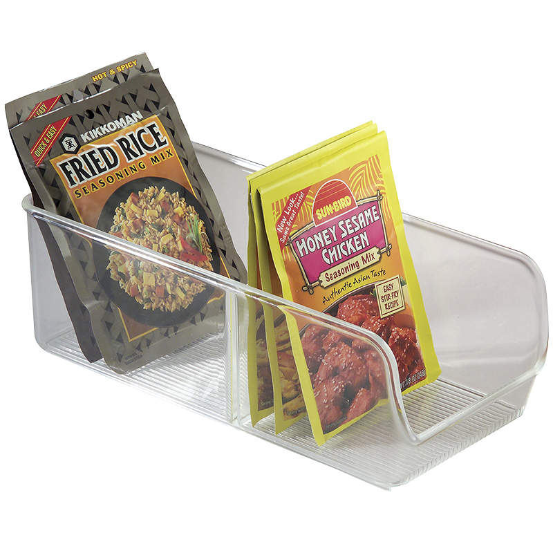 InterDesign Linus Seasoning Pack Spice Organizer - Clear - 5 x 10.5 x 3.5inch