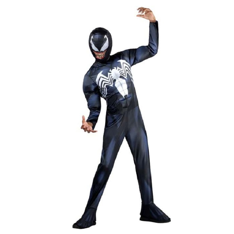 Marvel Spider-Man Venom Padded Chest Child Halloween Costume