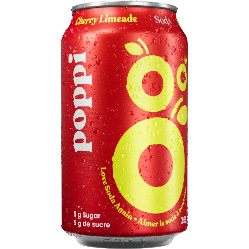 Poppi Prebiotic Soda - Cherry Limeade