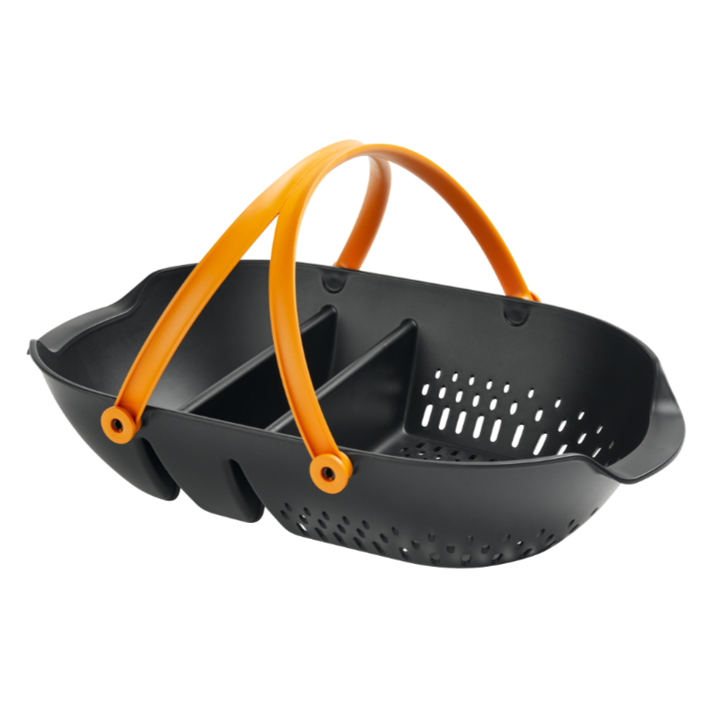 Fiskars Garden Harvest Basket - Black/Orange