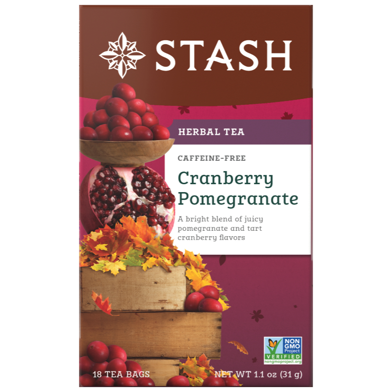 Stash Caffeine-Free Herbal Tea - Cranberry Pomegranate - 18s