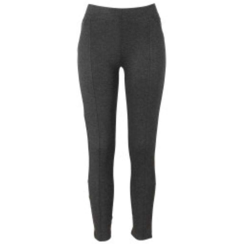 Essentials Women's Ponte Pant, Charcoal Heather, Medium