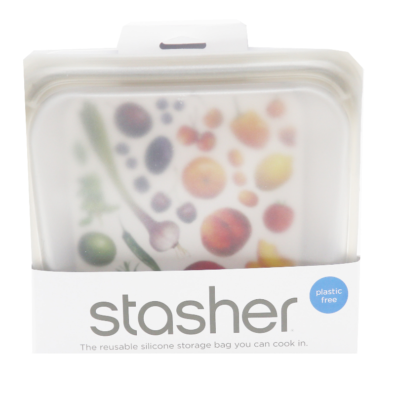 Stasher Reusable Sandwich Storage Bag - Shimmer/Assorted