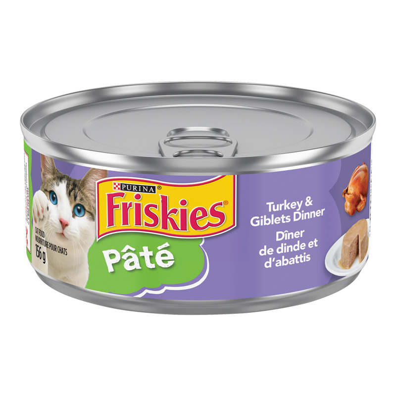 Friskies Wet Cat Food - Turkey & Giblets Dinner - 156g