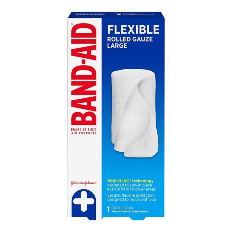 BAND-AID Flexible Rolled Gauze